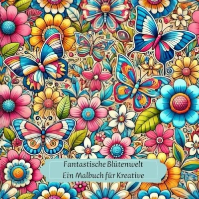 Abbildung von Fantastische Blumenwelt Ein Malbuch für Kreative (Kunstwolle Muster und Mandalas zum Entspannen, Band 7)