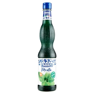 Abbildung von Fabbri Sciroppo Menta Minzsirup Sirup Piemontesische Minze Ideal für Cocktails und Getränke Alkoholfreie PET 560ml