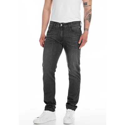 Abbildung von Replay Anbass Pants Jeans Slim Fit, Herren, Größe: 28x30, Dark grey