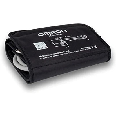Abbildung von OMRON Universalmanschette für Oberarm Blutdruckmessgeräte; u.a. X2 Basic, Smart, Complete und M300; einfach anzulegen; Armumfang 2242 cm; Originalzubehör