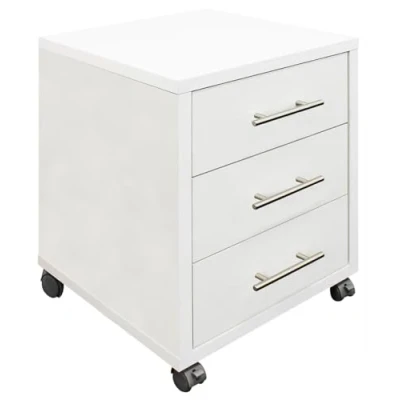 Abbildung von Schildmeyer Serie 3000 Büro Rollcontainer, perl weiß, Holzwerkstoff, 42 x 44.1 58.8 cm, 701974