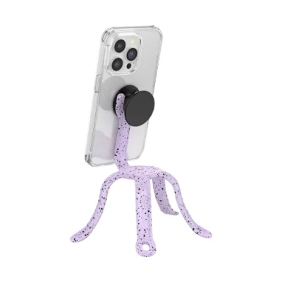 Abbildung von PopSockets PopMount 2 Flex Nicht klebende Flexible Silikonhalterung und Stativ für Smartphone TabletSugar Plum Speckle