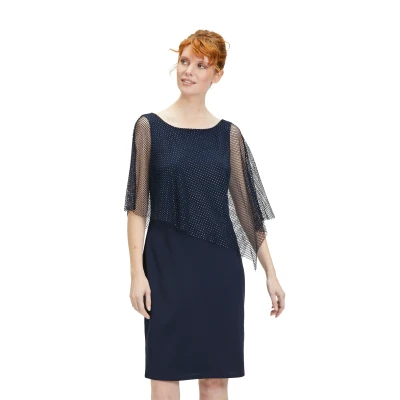 Abbildung von Vera Mont IM Glitzerlook Cocktailkleid/festliches Kleid, Damen, Größe: 46, Night sky