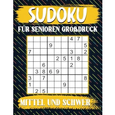 Abbildung von Sudoku für Senioren Großdruck Mittel und Schwer: 600 Rätsel mit Lösungen