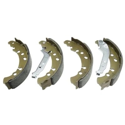 Abbildung von MEYLE 30 14 533 0025 Bremsbacken Hinterachse 203 39 ohne Feder, mit Hebel ORIGINAL Quality TOYOTA: Yaris II Schrägheck, III Schrägheck