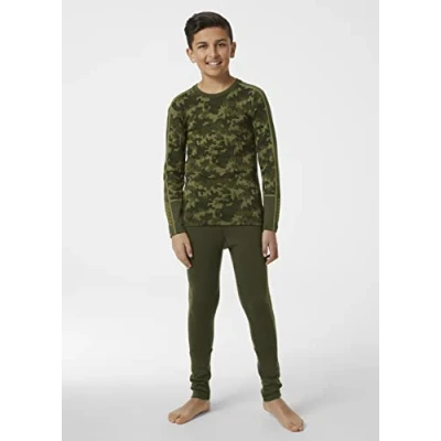 Abbildung von Helly Hansen Junior Unisex Jr Graphic Lifa Merino Set, Grün, 10