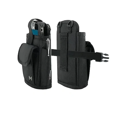 Abbildung von Mobilis Holster für Eingabeterminal &amp; Smartphone Gürtel Freihandsystem Fronttasche Größe M