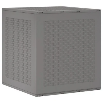 Abbildung von vidaXL Gartenbox Gartentruhe Hellgrau 55x53x57 cm PP (1 St)