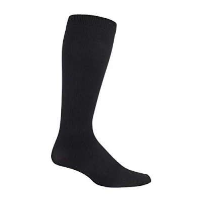 Abbildung von IOMI Herren lang kompression flug reisestrümpfe stützstrümpfe für thrombose (43 45 eur 9 11 uk, Schwarz)