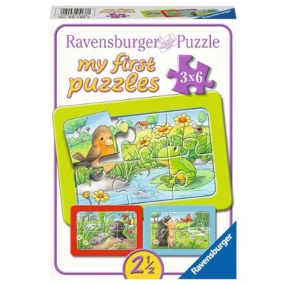 Abbildung von Ravensburger Puzzle Kinderpuzzle 05138 Kleine Gartentiere My First..., Puzzleteile