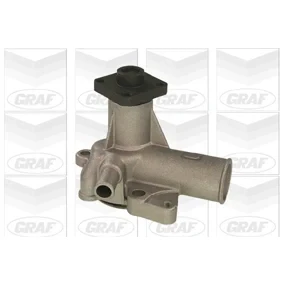 Abbildung von GRAF PA131 Wasserpumpe mit Dichtung mechanisch Gusseisen für Keilrippenriementrieb FORD: Transit Mk2 Kastenwagen, Capri III, Sierra Schrägheck