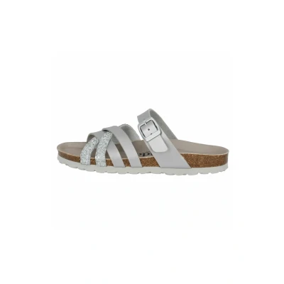 Abbildung von Palado Novati Pantolette flach, Damen, Größe: 37, Silber Schuhe