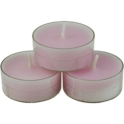 Abbildung von nk candles 20 dänische Teelichter farbig durchgefärbt, Auswahl, von Nordlicht Kontor (Pink)
