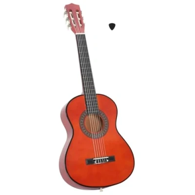 Abbildung von vidaXL Westerngitarre Klassische Gitarre für Anfänger und Kinder 1/2 34&quot; Lindenholz