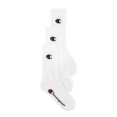 Abbildung von Champion Unisex kinder Core Junior 3PP Crew Socken, Weiß, 27 30 EU (3er Pack)