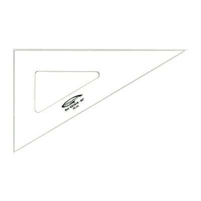 Abbildung von Graphoplex Zeichendreieck, 60 3 Kanten schmutzabweisend transparent 26 cm durchsichtig
