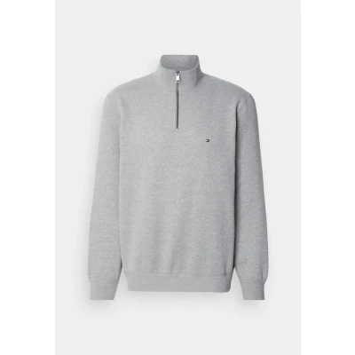 Abbildung von Tommy Hilfiger Essential ZIP Sweatshirt, Herren, Größe: XS, Medium grey heather