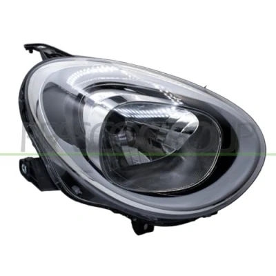 Abbildung von PRASCO FT0604803 Scheinwerfer rechts H4 schwarz ohne Stellmotor für LWR FIAT: 500X