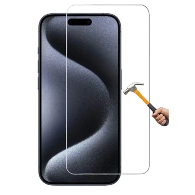Abbildung von ino Schutzglas kompatibel mit iPhone 15 Pro Panzerglas Schutzfolie Panzerfolie Displayschutzglas Schutz Glasfolie Displayglas 9H
