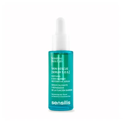 Abbildung von Sensilis Skin Rescue S.O.S Beruhigendes und strukturierendes Serum mit Barrierefunktion, geeignet für alle Hauttypen, einschließlich empfindlicher Haut, 30 ml