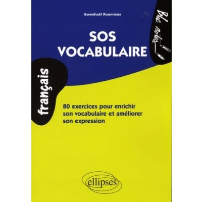 Abbildung von SOS vocabulaire. 80 exercices pour enrichir son vocabulaire et améliorer expression (Bloc notes)