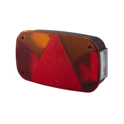 Abbildung von HELLA Rückleuchte Glühlampe Anhänger Beleuchtung 12V Anbau/geschraubt ECE Lichtscheibenfarbe: weiß/rot Stecker: Schutz Kontakt Stecker links Menge: 1 2VB 998 232 211