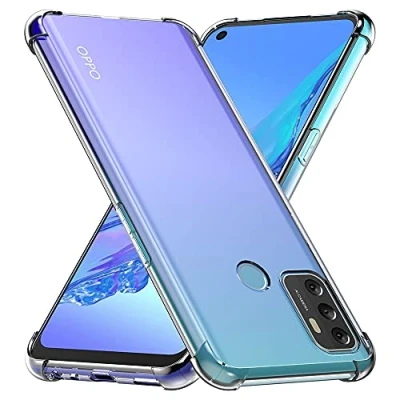 Abbildung von ebestStar Hülle für Oppo A53S A53, Silikon Handyhülle, Klar TPU Schutzhülle, verstärkten Rändern und Ecken, Transparent