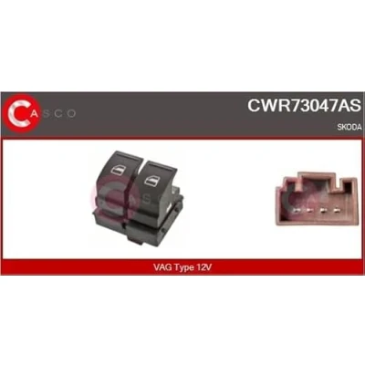 Abbildung von CASCO CWR73047AS Schalter, Fensterheber vorne SKODA: Fabia 2 Schrägheck, Octavia Combi, Combi