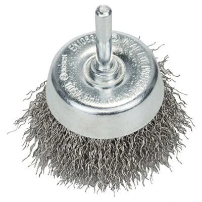 Abbildung von Bosch Accessories Professional Topfbürste (für Edelstahl, gewellter Draht, Ø 60 mm, Zubehör Bohrmaschine)