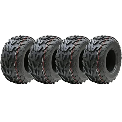 Abbildung von Parnells 4 Sätze Schlauchloser Atv Quad Reifen 16 x 8,00 7, Lagig P329 Wanda mit 12 mm Profiltiefe, Durchmesser 406 mm, 185 Breite, 79 kg für Chevron Typ, E Gekennzeichnet, Straßenzulassung