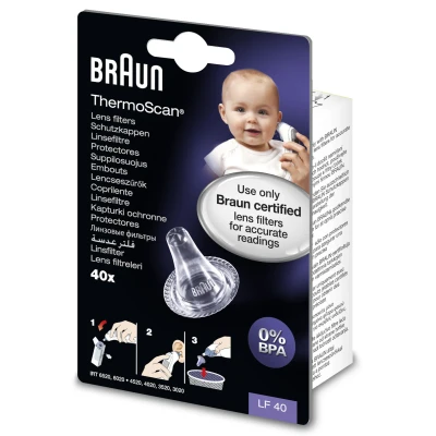 Abbildung von Braun Objektiv caps thermoscan LF40