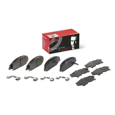 Abbildung von BREMBO P 09 016 Bremsbelagsatz mit akustischer Verschleißwarnung Anti Quietsch Blech Zubehör CADILLAC: CTS II Coupe, Limousine