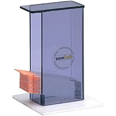 Abbildung von neoLab PMMA Spender für 76mm x 26mm Objektträger, Violett, 120mm 34mm