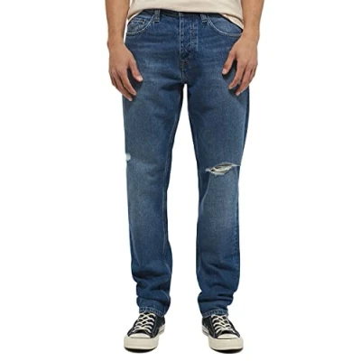 Abbildung von Mustang Albert Jeans Straight Leg, Herren, Größe: 31x30, Blau