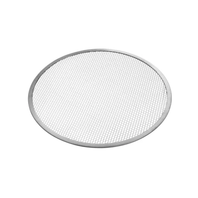Abbildung von HENDI Pizzagitter Ø 38 cm Aluminium Drahtgitterboden Pizza Screen rund, Pizzablech mit Löchern