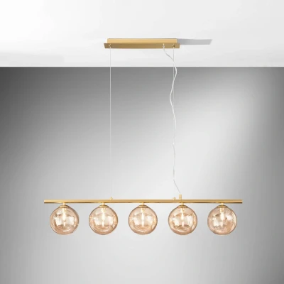 Abbildung von ECO LIGHT Pendelleuchte NEPTUN, 5xG9 28W, Leuchtmittel wechselbar, warmweiß kaltweiß