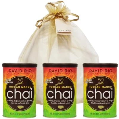 Abbildung von GUSTONE. David Rio Geschenkset Toucan Mango 3 x 398g Dosen Chai Latte