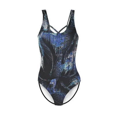 Abbildung von BECO the world of aquasports Badeanzug, Damen, Größe: 46, Blau schwarz