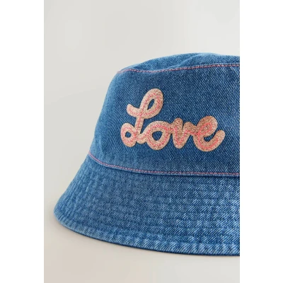 Abbildung von Next Bucket Hut für Kinder, Größe: 56, Denim dark wash