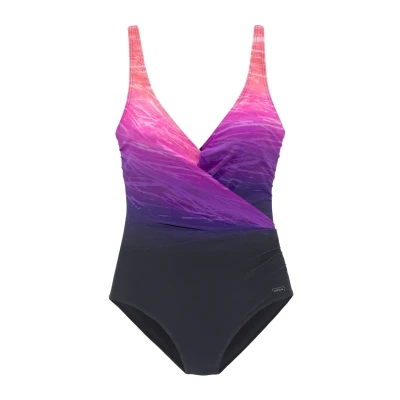 Abbildung von Lascana Badeanzug, Damen, Größe: 38xE, Marine pink