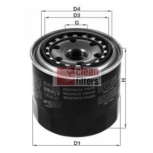 Abbildung von CLEAN FILTER DF 861/A Ölfilter M 24 X 1,5 Hauptstromfiltration, Nebenstromfiltration, Anschraubfilter TOYOTA: Corolla VII Compact, VI Liftback