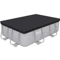 Abbildung von Bestway Pool Abdeckplane 282x196cm für Frame Pools 58442