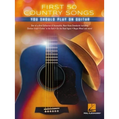 Abbildung von First 50 Country Songs You Should Play on Guitar.