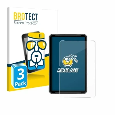 Abbildung von BROTECT Schutzglas für Ulefone Armor Pad 3 Pro (3 Stück) Schutzfolie Panzer Folie Glas [Extrem Kratzfest 9H, Anti Fingerprint, Ultra Transparent]
