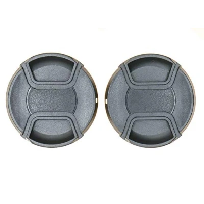 Abbildung von PROtastic® Objektivdeckel 77 mm (2 Stück) federbelasteter Klemmdeckel fällt nicht ab Passend für Nikon, Canon, Pentax usw. LC E O LC77