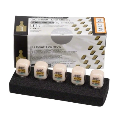 Abbildung von Initial LiSi Block CEREC 14 LT A1 1 Packung à 5 Blöcke