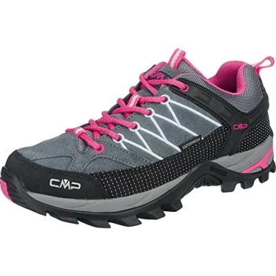 Abbildung von CMP Rigel LOW Trekking Shoes WP Hikingschuh, Damen, Größe: 38, Grey/fuxia/ice Schuhe
