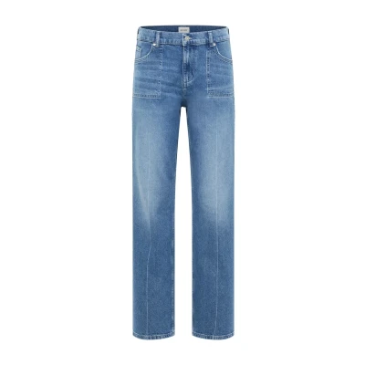 Abbildung von Mustang Style Madison WIDE Pockets Jeans Relaxed Fit, Damen, Größe: 31x32, Blau