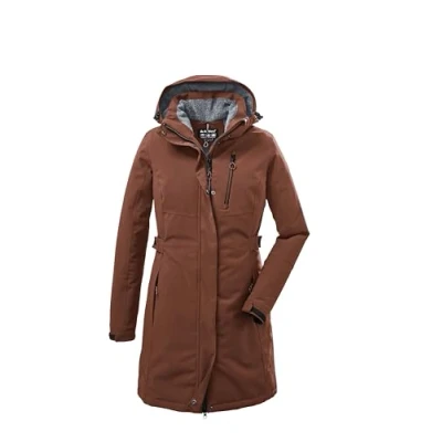 Abbildung von killtec Damen Funktionsparka/Parka mit abzippbarer Kapuze KOW 165 WMN PRK, cappucino, 40, 37726 000