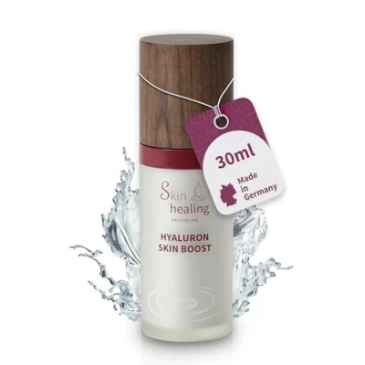 Abbildung von P&amp;S COSMETICS Hyaluron Serum Skin Boost hochdosiert 30ml Feuchtigkeitsspendendes Hyaluronserum Gesicht für Damen &amp; Herren Anti Aging Effekt Straffender Booster Alkohol , Paraben Duftstofffrei